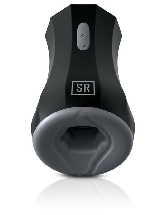 Silicone Twin Turbo Stroker - Black SR1067