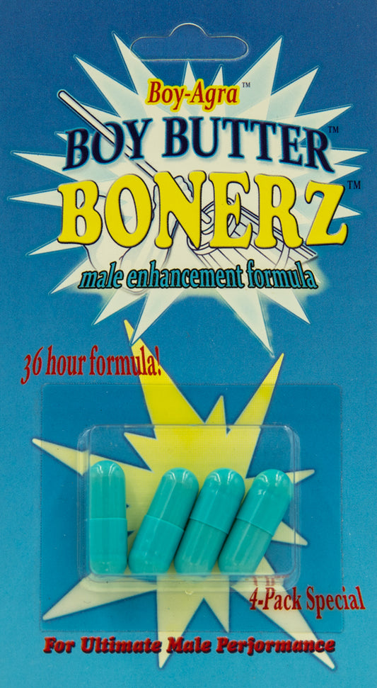 "Boy-Agra Boy Butter Bonerz - Male Enhancement 4 Pack BNZ04"