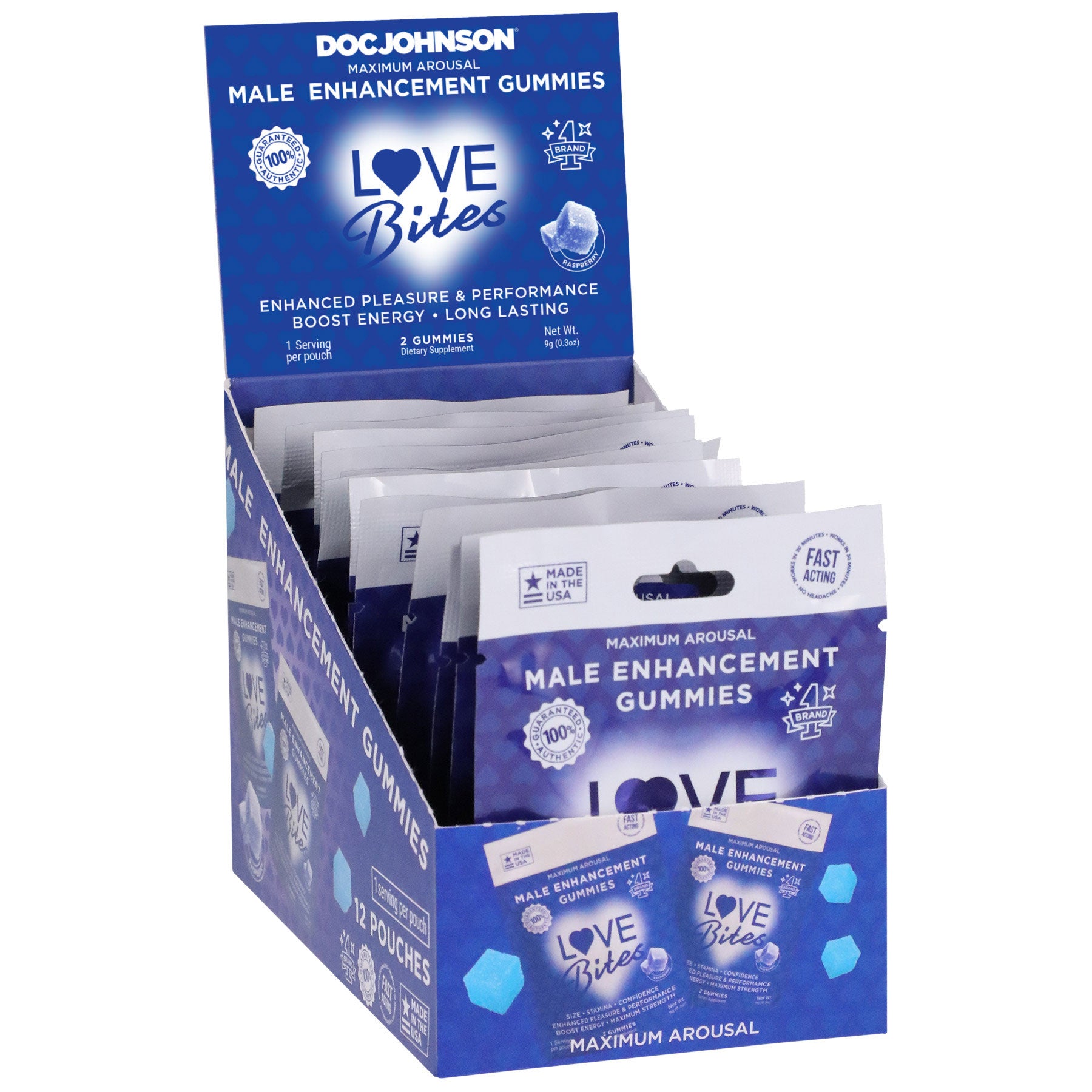 Love Bites - Male Enhancement Gummies - 12 Pack DJ4550-26-BX