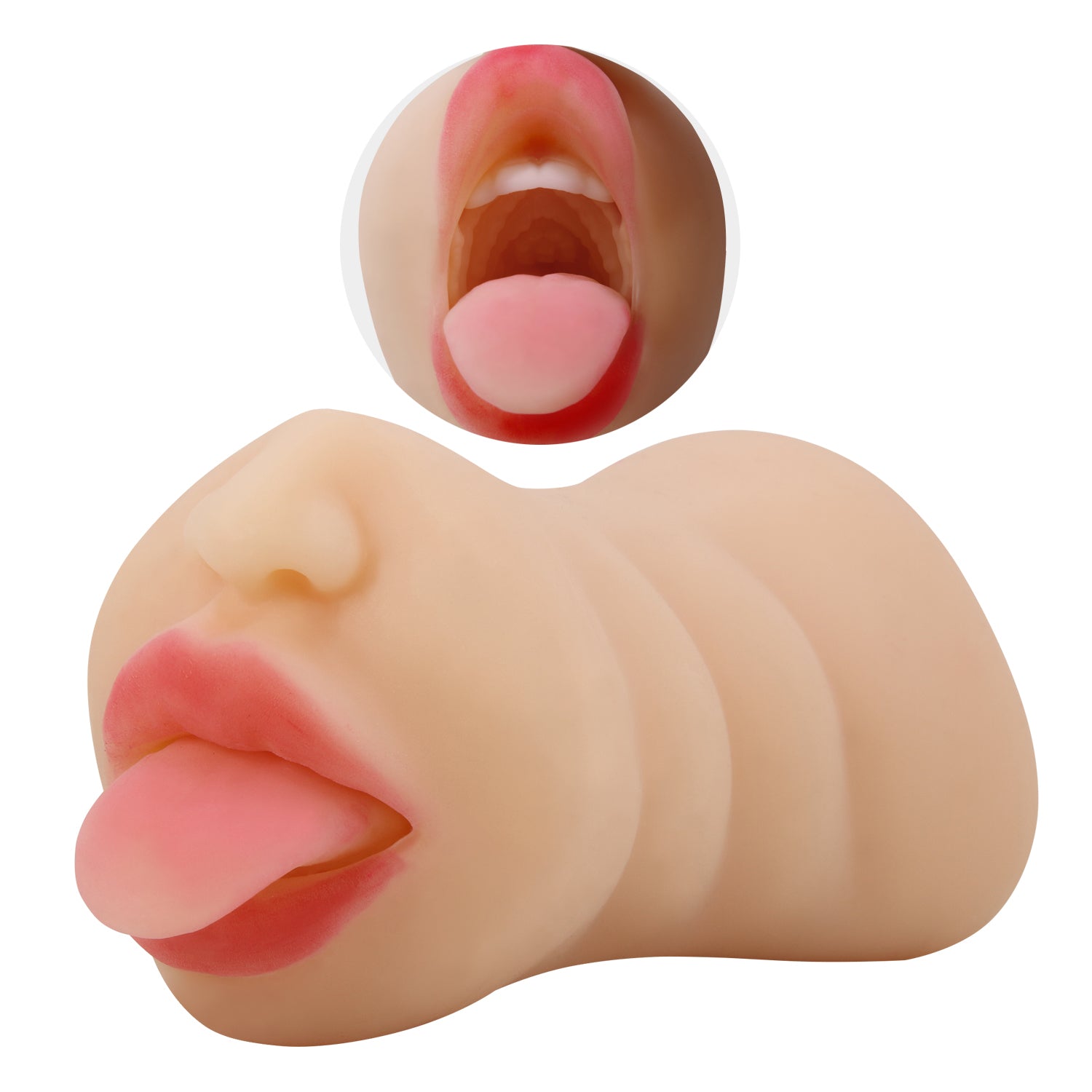 Sarah Mouth Masturbator Sleeve -  Light BM-009240N