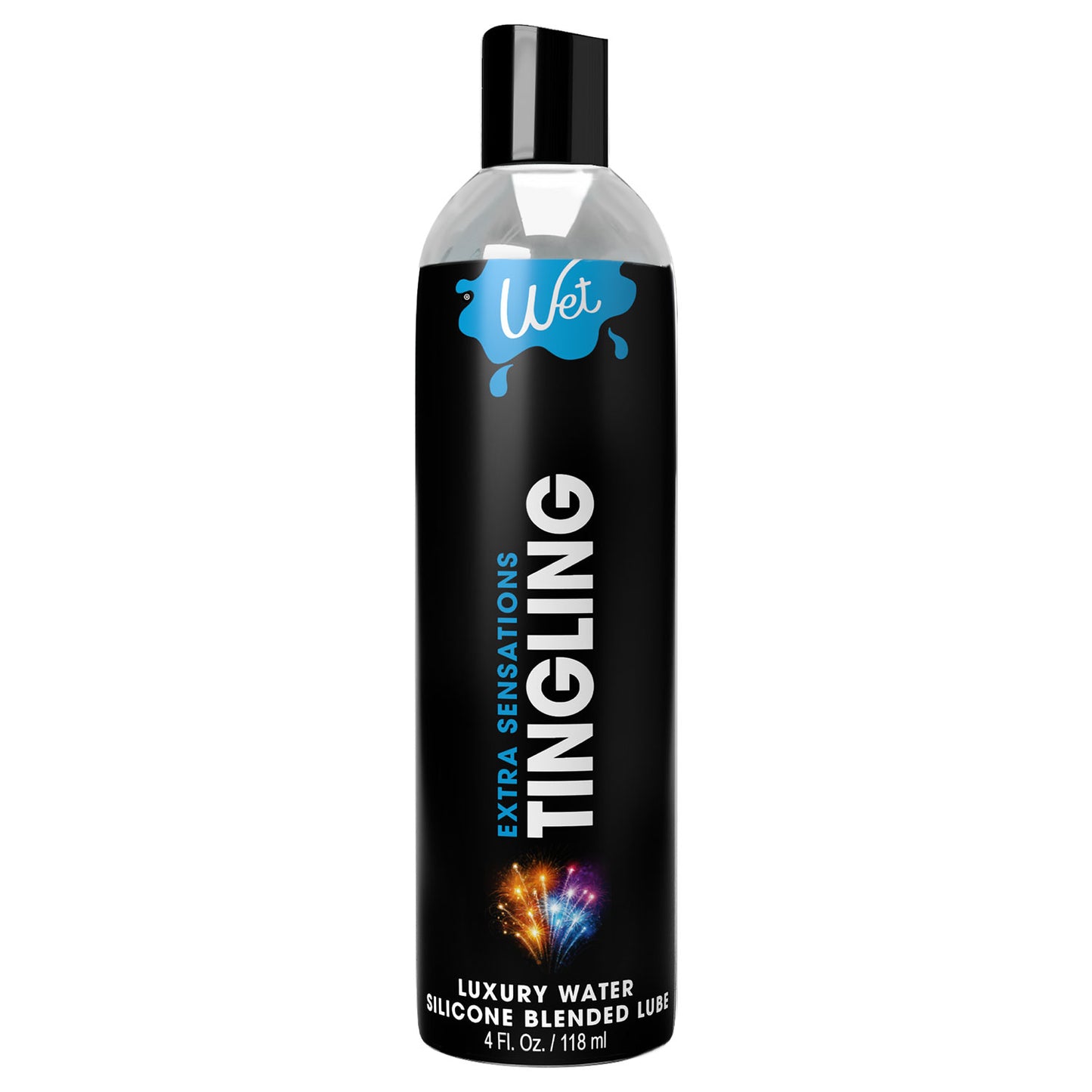 Wet Extra Sensations Tingling Water/silicone Blend Based Lubricant 4 Oz WT20794