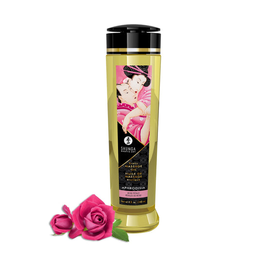 "Massage Oils - Aphrodisia - 8 Fl. Oz. Rose Petals SHU1200"