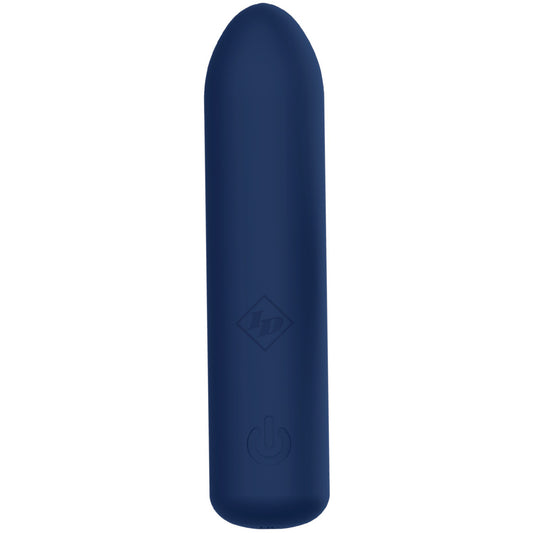 Make Me Quiver Silicone Bullet Massager - Blue IDDWTY01C2