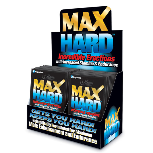 "Max Hard XXX - 24 Packet Display MD-MHXXX24"