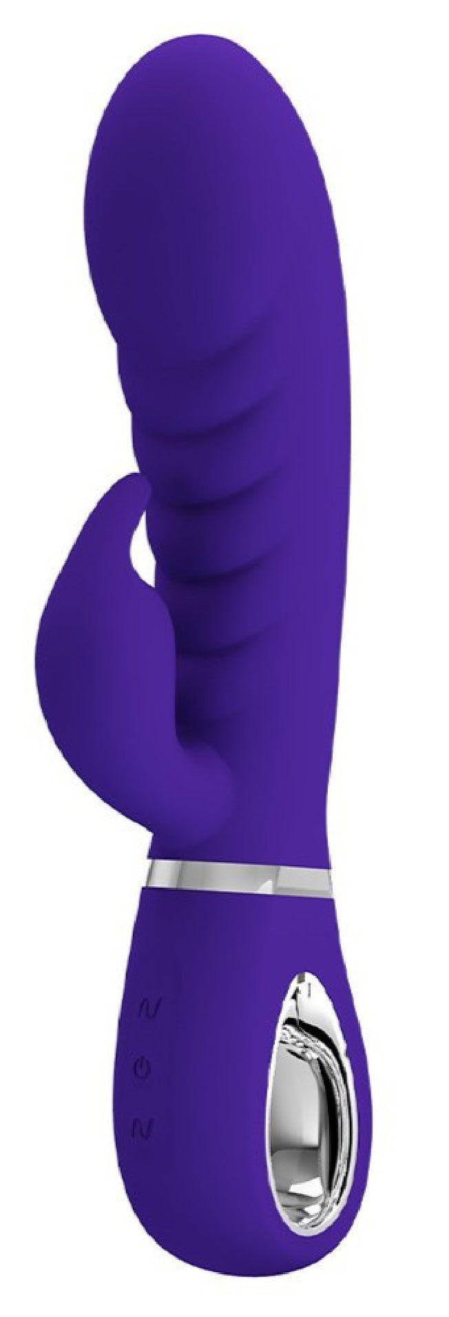 Prescott Super Soft Rabbit Silicone Vibrator -  Purple BI-014635-3