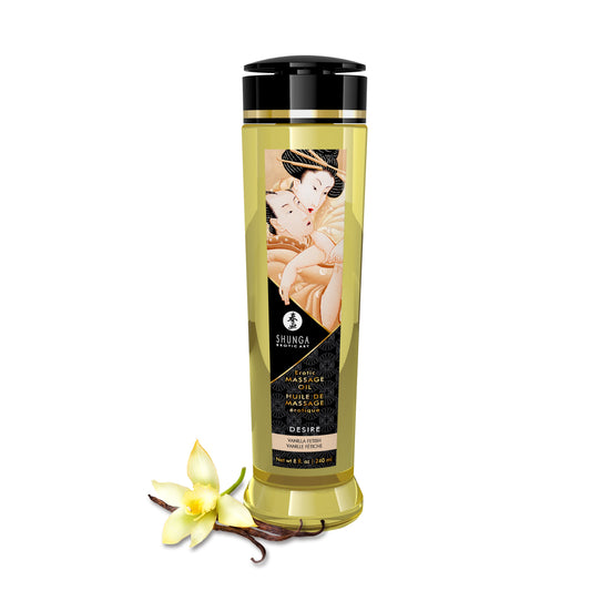 "Massage Oils - Desire - 8 Fl. Oz. Vanilla SHU1207"