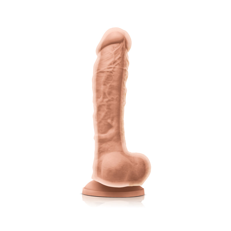 Colours - Dual Density - 8 Inch Dildo - White NSN-0403-21