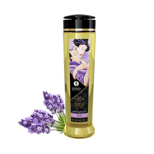 "Massage Oils - Sensation - 8 Fl. Oz. Lavender SHU1206"