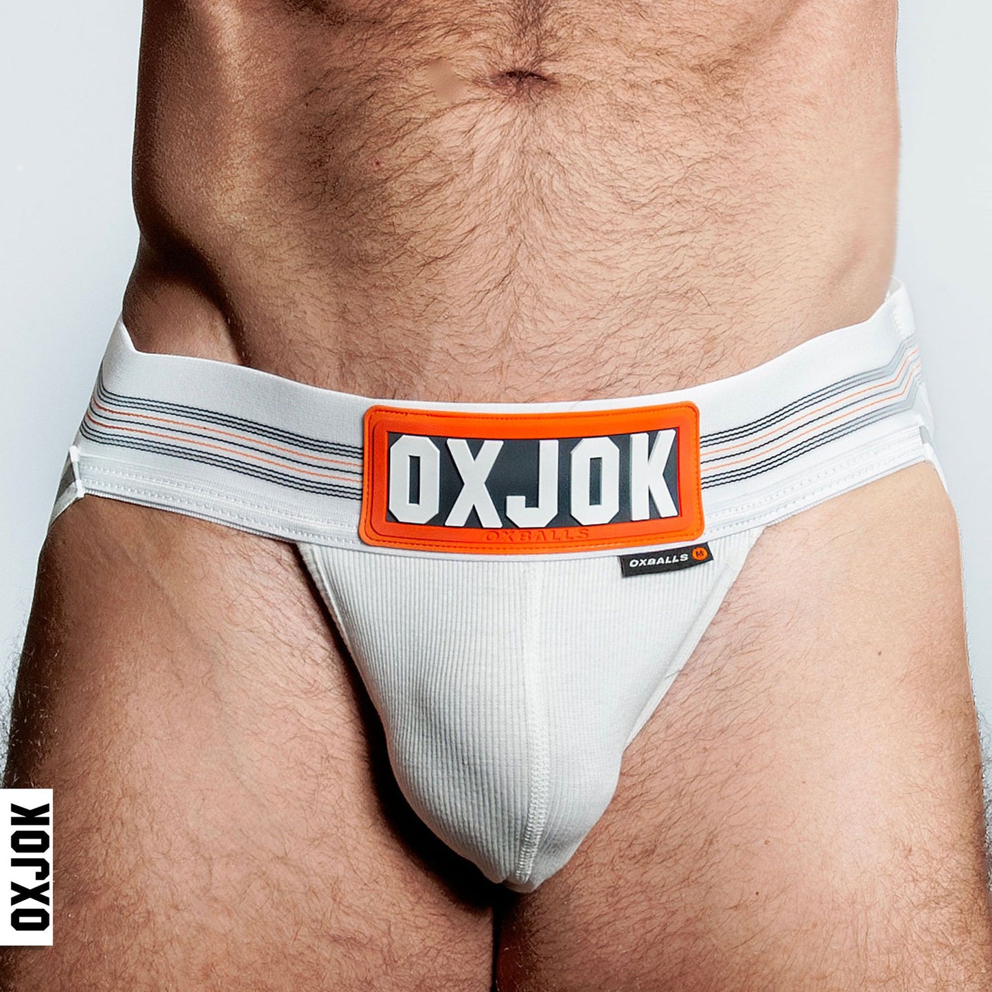 Slingjock Upthrust Slider-Strap Jock White Snow -  Medium OX-JOK-1000-WHT-M