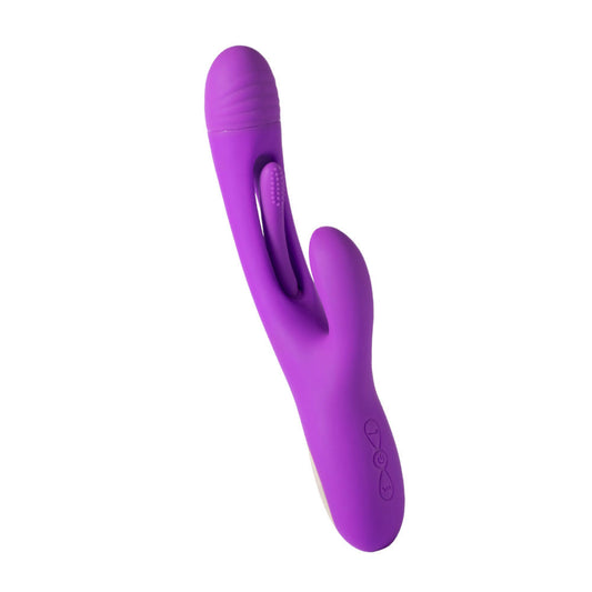 "Bora - Rabbit Tapping G-Spot Vibrator - Purple H-VS-32-920PU"