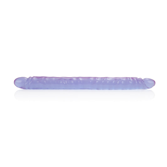 Slim Jim Duo 17 Inches Veined Super Slim Dong - Purple SE0280902